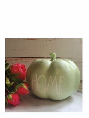 NEW Rae Dunn “HOME” Sage Pumpkin Fall/Autumn